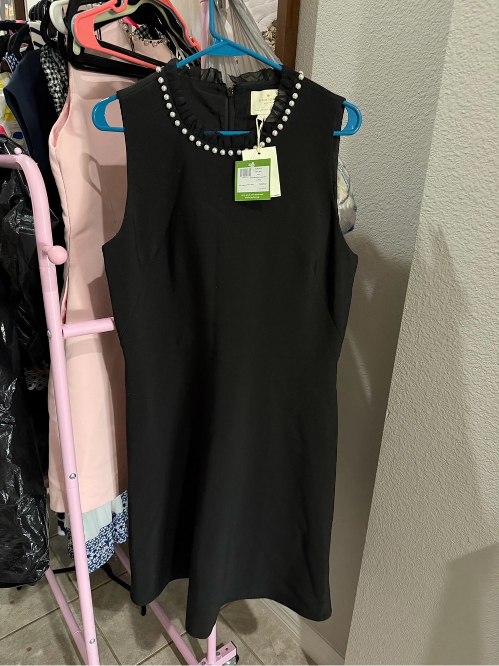 kate spade Black Dress with Pearl Trim - Picture 2 of 4